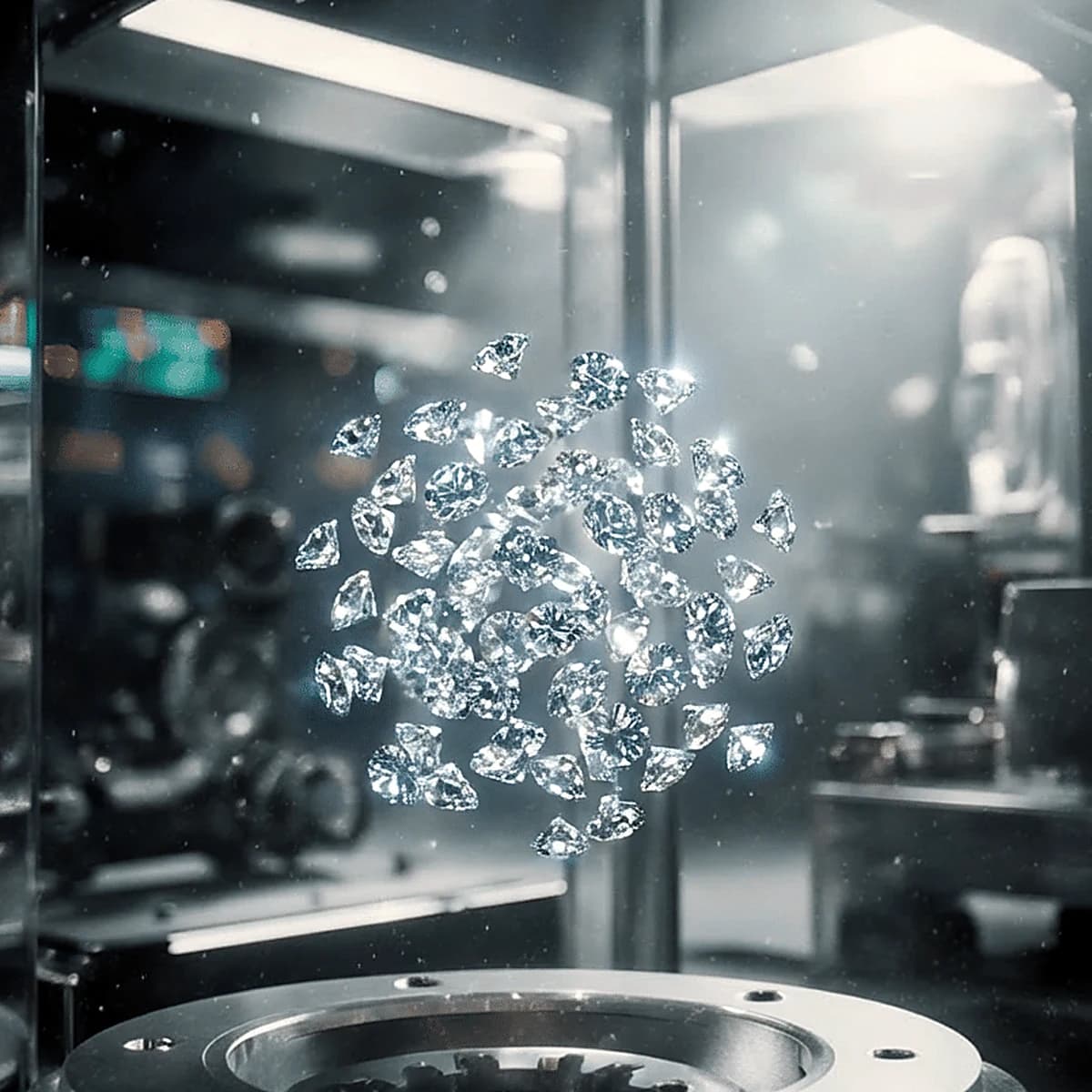 Ring with side stones