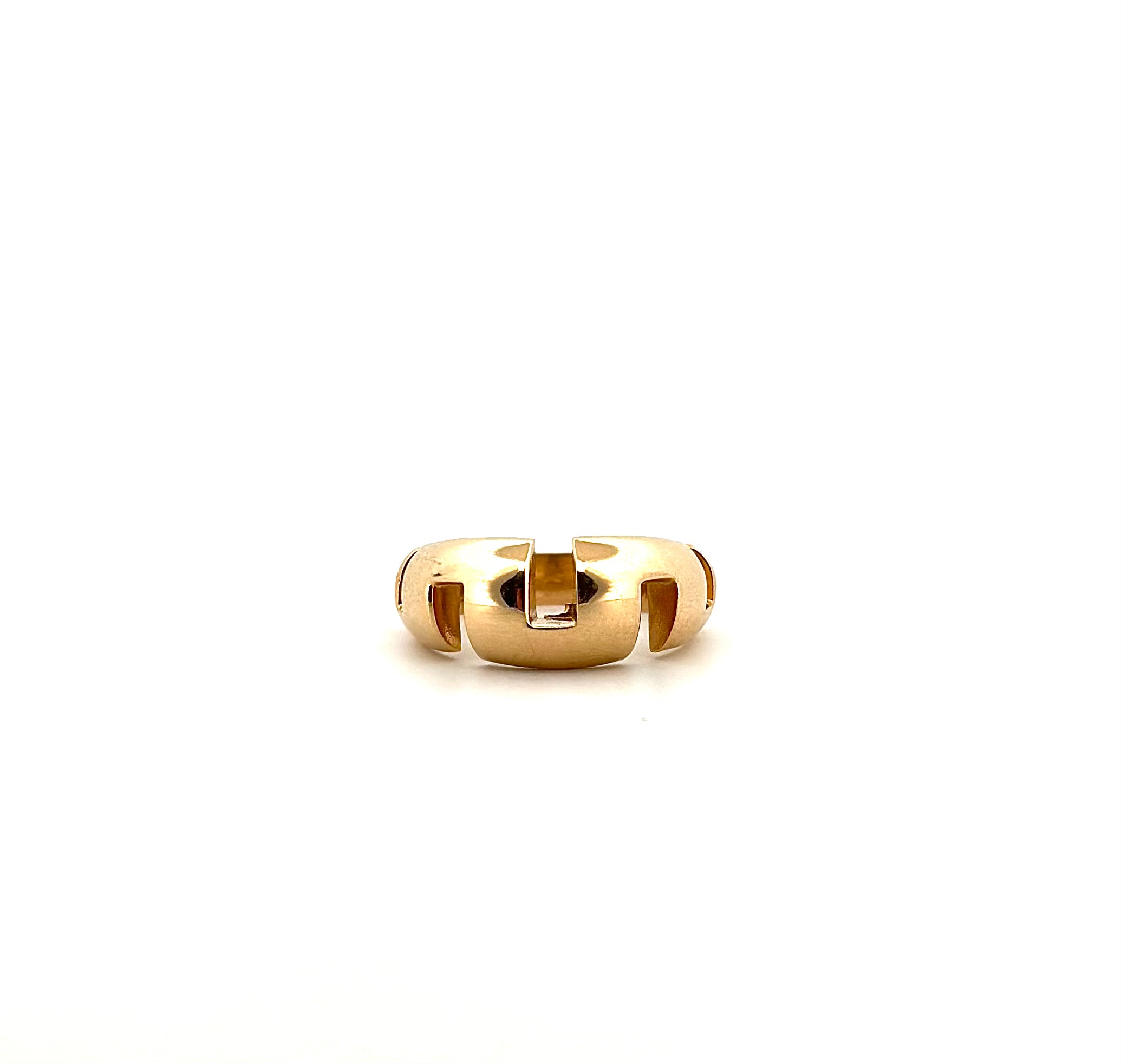 Geometrický zlatý prsten