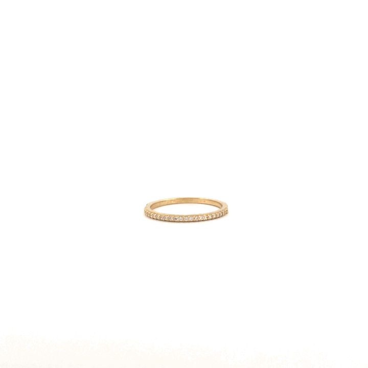 Zlatý prsten s cirkony