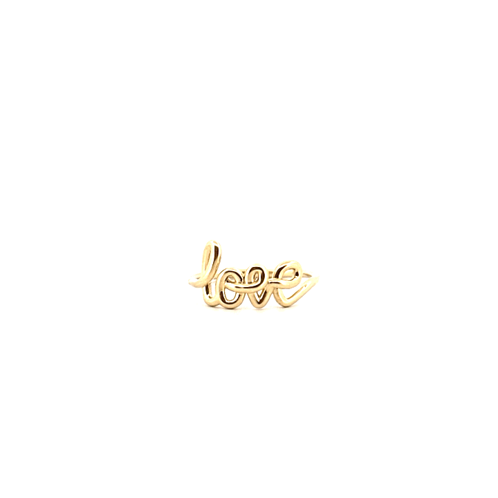 Zlatý prsten s nápisem 'Láska'